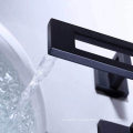 Aquacubic 3 hole 8 in. Widespread CUPC Bathroom Basin Sink Faucet